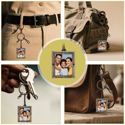 Unique Engraved Photo Frame for Women Men - color: Silver6