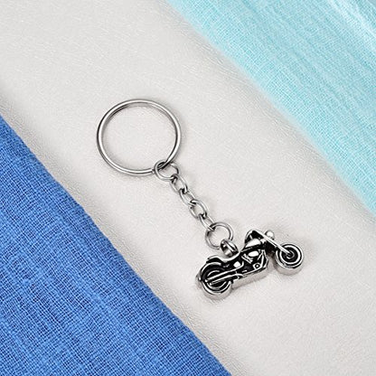 Motorcycle Cremation Jewelry Ashes Pendant Urn Necklace Memorial Keepsake - style: Keychain-motorcycle1