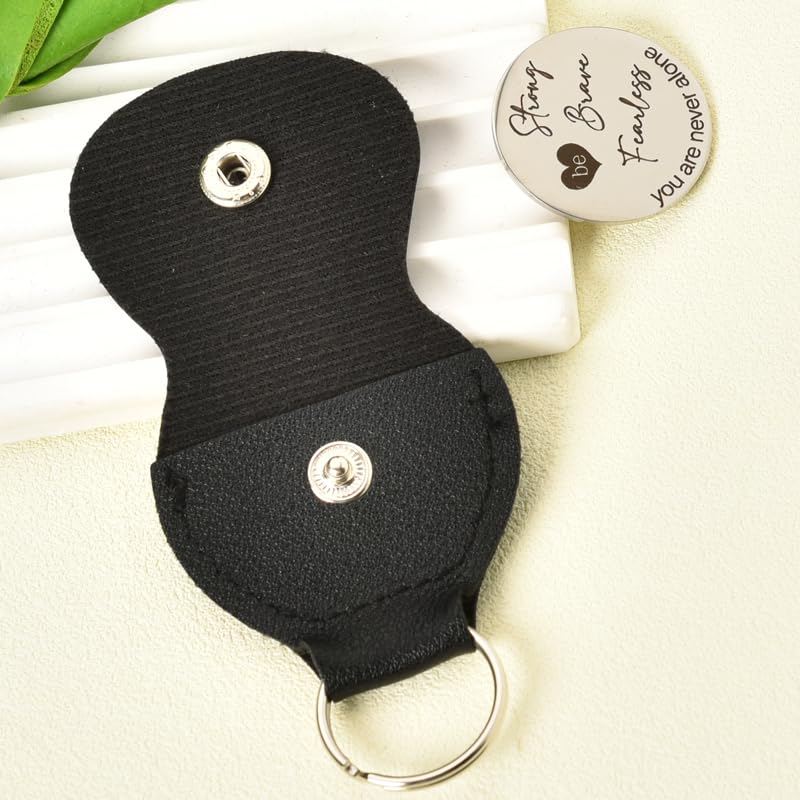 Pocket Tokens Inspirational Gifts for Women Men Daughter Son Encouragement Motivational Gift for Best Friends Family Be Strong Be Brave Be Fearless Pocket Hug Token Keychain for Girls Boys - color: Be Strong Brave Fearless