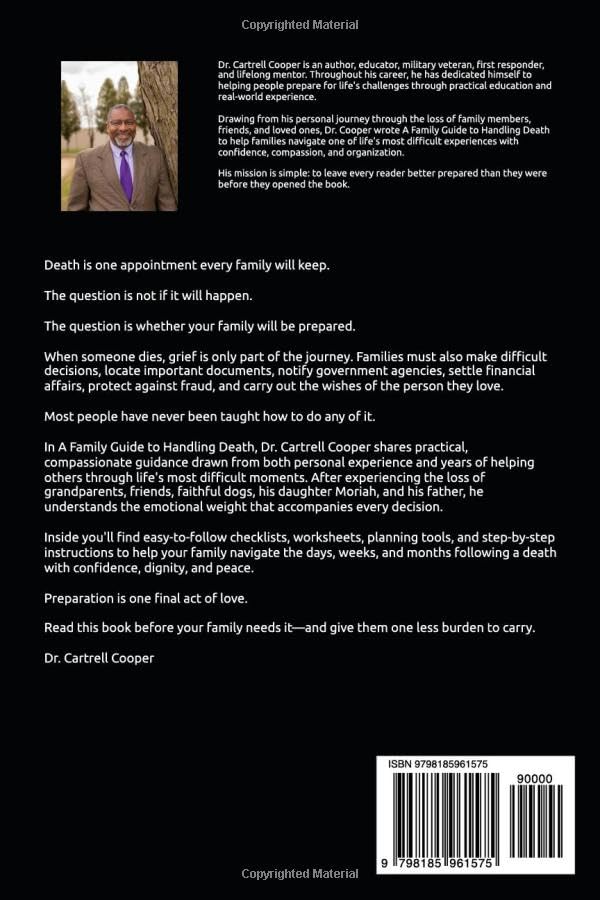 A Family Guide to Handling Death: A Practical Handbood to Help Families Navigate Loss, Legal Matters, and Life After Losing a Loved One