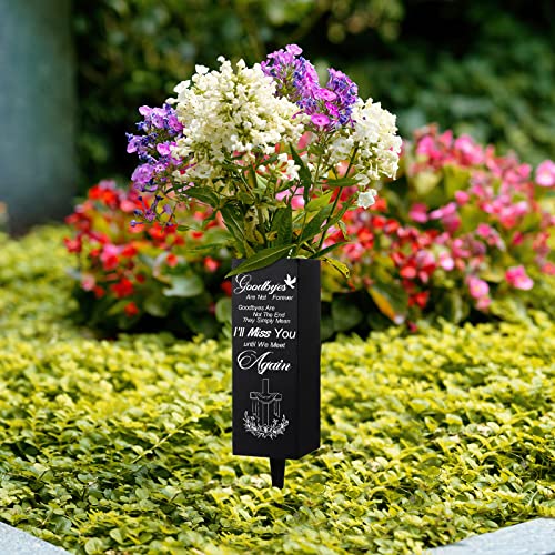 Geosar Cemetery Vases for Grave, I'll Miss You - style: I'll Miss You