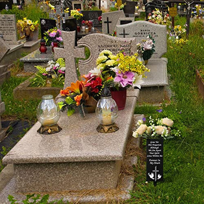 Geosar Cemetery Vases for Grave, Forever in My Heart - style: Forever In My Heart