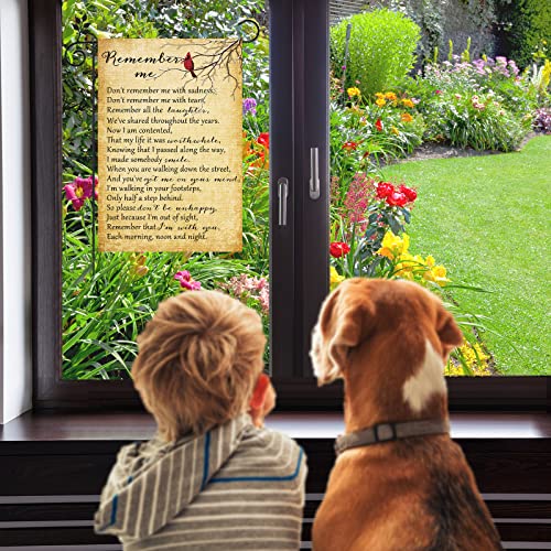 Unittype Cardinal Memorial Garden Flag 12x18 Inch Double Sided Cemetery