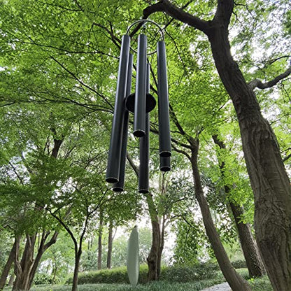 ASTARIN Extra Large Wind Chimes Outdoor Deep Tone 66 Inch - size: 66“ Black