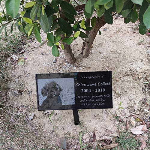 JFHEDY Grave Marker Stand for 12"x 6" Stones, Memorial Stones for Loved One (12“ x 6“) - size: 12“ x 6“