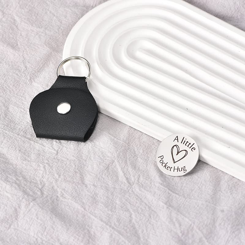 Memorial Gifts for Loss of Grandma Sympathy Remembrance Gift Grandmother | Loss of Grandmother Pocket Hug Token Keychain Coin Bereavement Condolence Gifts for Women Men Boys Girls with PU Key Chain - color: Grandma