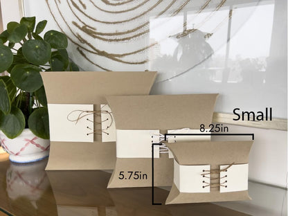 Biodegradable & Water Soluble Pillow Urn for Human + Pet Ashes | Eco-Friendly Memorial (40 Cubic inches) - Beige & White