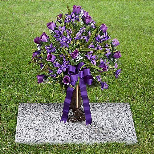 FloraCraft FloraFōM 24 Piece Memorial Vase Insert 3.4 Inch x 8 Inch Green - size: 3.4" x 3.4" x 8"