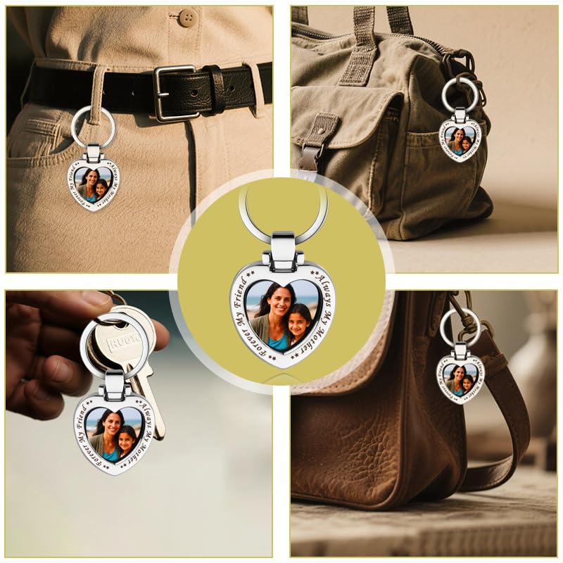 Unique Engraved Photo Frame for Women Men - color: Silver3