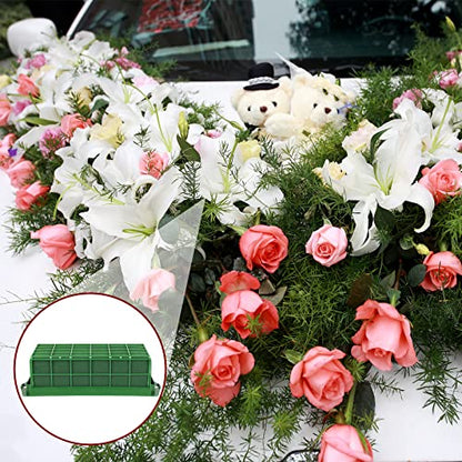 Takytao Floral Foam Cage 4 Pieces, Floral Foam for Artificial Flowers - size: 4 pcs