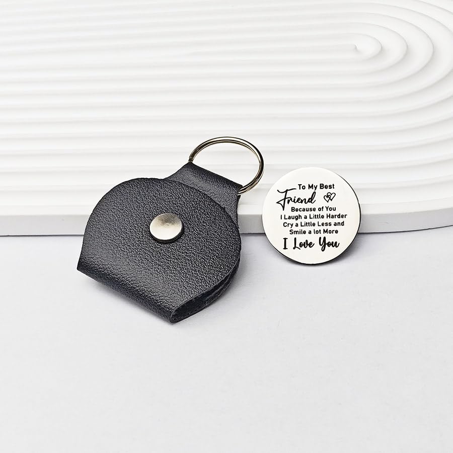 RFTWXHPN Long Distance Relationship Friendship Gifts for Women Men Pocket Hug Tokens Christmas Gift for Boyfriend Girlfriend - color: To My Best Friend