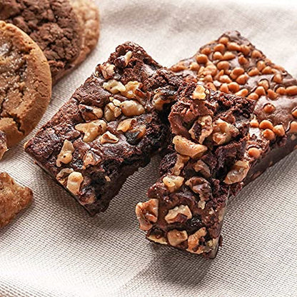 Broadway Basketeers Deluxe Sympathy Gift Box Fresh Baked Brownies & Cookies - size: Large