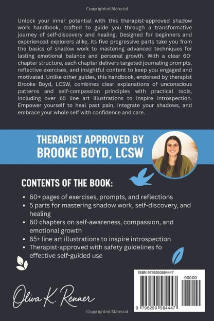 Shadow Work Journal & Workbook: Therapist Approved 5 in 1 Self Therapy Book to Explore Your Depths, Repair Inner Wounds and Integrate Your Shadows