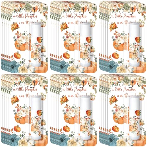 30 Pack Fall Little Pumpkin Baby Shower Games Prizes Gifts Bulk Pumpkin Pie Scented Lip Balms Favors for Boys Girls Gender Reveal Decorations Halloween Autumn Thanksgiving Baby Shower Bags Stuffer - style: Little Pumpkin
