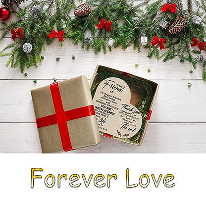 Wooden Candle Holders-to My Friend,You are IRREPLACEABLE, Thank You for Being My Unbiological Sister.Women Female Girl Friends Personalized Custom Friendship Birthday Gift - color: Friend（2）