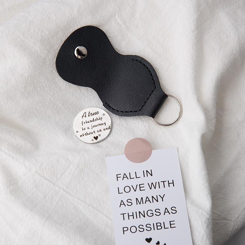 Pocket Hug Token for Women Men Him Birthday Inspirational Gifts for Daughter Friend Long Distance Gifts for Wife Mom - color: A True Friendship