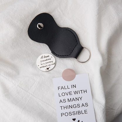 Pocket Hug Token for Women Men Him Birthday Inspirational Gifts for Daughter Friend Long Distance Gifts for Wife Mom - color: A True Friendship