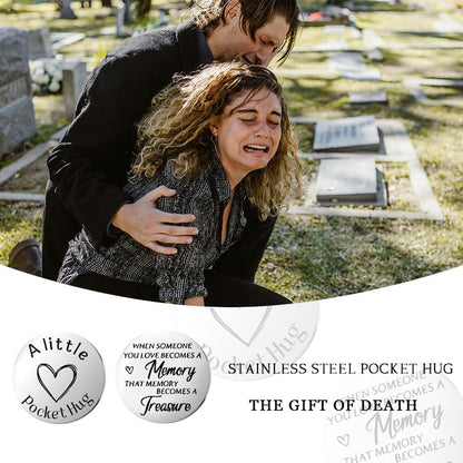 Sympathy Gifts for Loss of Loved One Mom Memorial Remembrance Gifts for Best Friend Husband Bereavement Grief Gifts for Women Coworker Condolence Gifts for Neighbor Best Friend Sympathy Pocket Hug