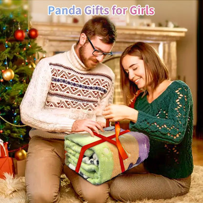 COMFAR Panda Blankets for Girls/Boys, Gifts Girls, Kids Toddler Blanket Kids, Personalized Baby Soft Fleece and Throw, Birthday 40inx 50in - color: Panda, size: 40"x 50"