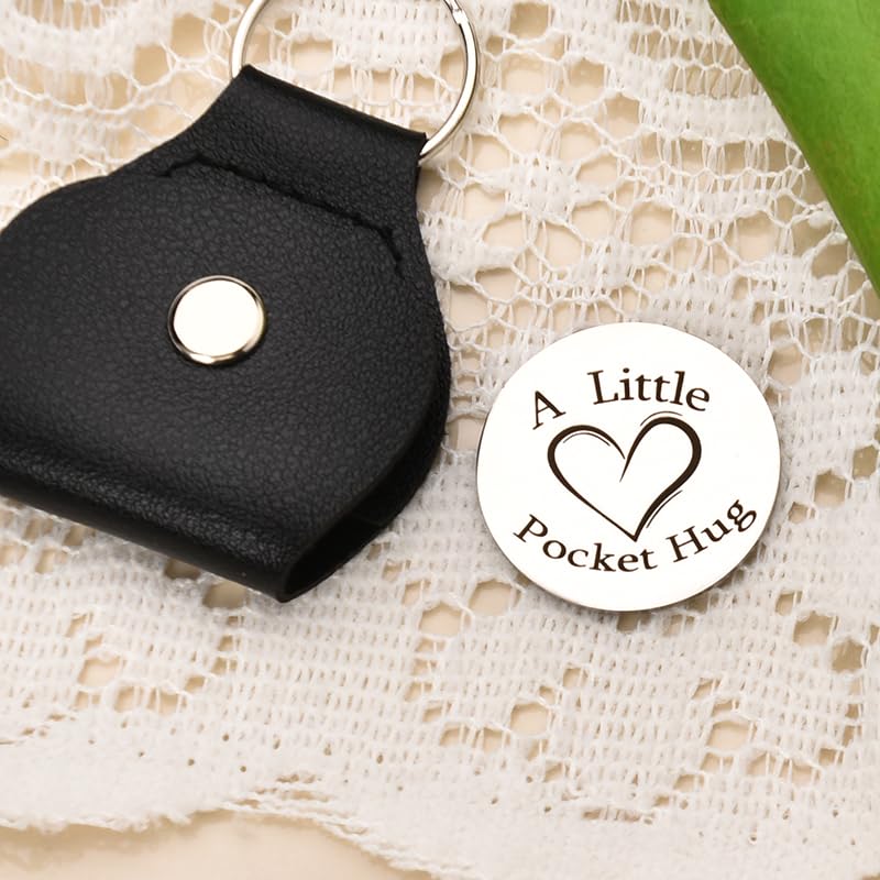 Sisadodo Pocket Hug Token Long Distance Relationship Keepsake Gifts for Son Daughter Birthday Christmas Gifts for Women Men - color: I'm Always With You