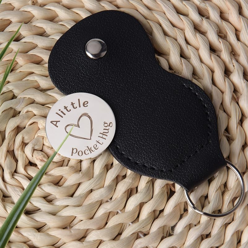 Pocket Hug Token for Women Men Him Birthday Inspirational Gifts for Daughter Friend Long Distance Gifts for Wife Mom - color: Mother & Daughter