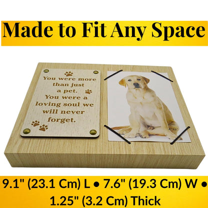 Dog Died Sympathy Gift, Pet Remembrance Picture Frame for Loss, Gifts for Dogs That Passed Away, Pet Memorial Keepsake Frame for Loss, 4 x 6 frames for pictures, lost dog sympathy gift - size: Loving Soul Dog