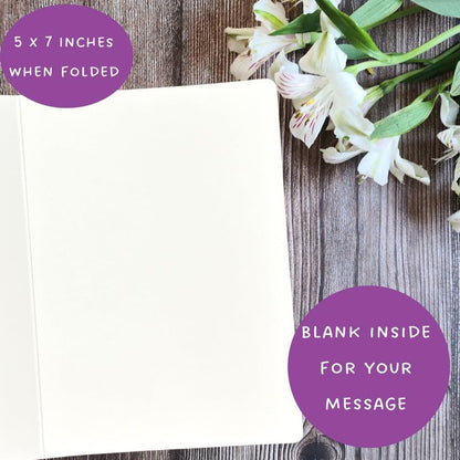 Whitman and Daughter Great Pyrenees Card (1 Premium Card, 5X7 Inch) dog card blank for every occasion like birthday, thank you, or thinking of you - 819