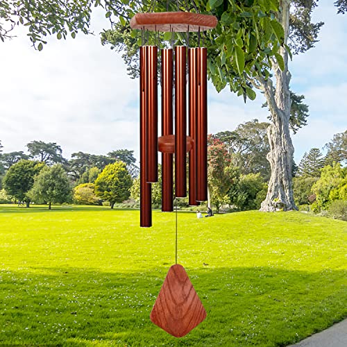 Wind Chimes for Outside, Wind Chimes Outdoor - color: Copper, size: 30"