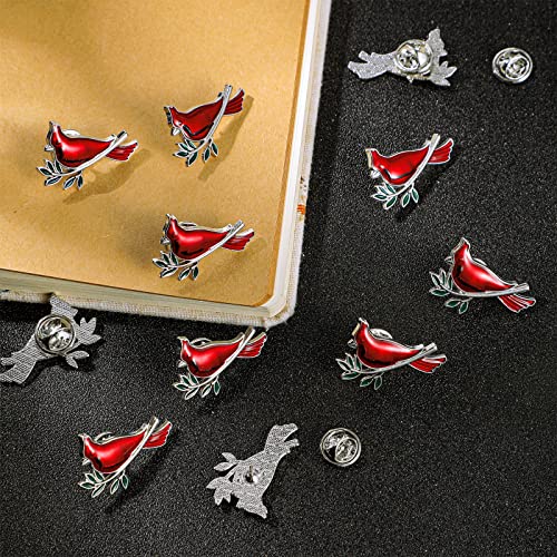 Geosar 150 Pcs Cardinal Pins Bulk Funeral Favors for Gifts, Classic - style: Classic