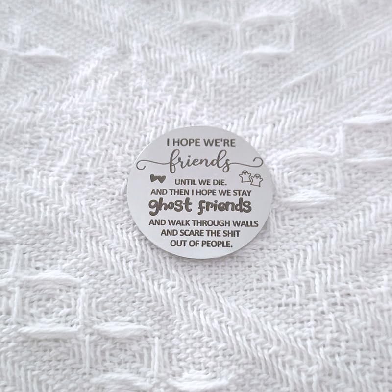 RFTWXHPN Pocket Hug Token Gift Keychain Christmas Birthday Gifts Long Distance Relationship Hug Tokens Keepsake Pocket Hugs - color: I Hope We're Friends
