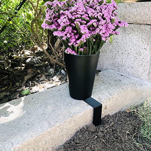 New Cemetery Vase with a Stake, Cemetery Flower Vase with Floral Foam, Black(Flowers are not Included) - style: Style L