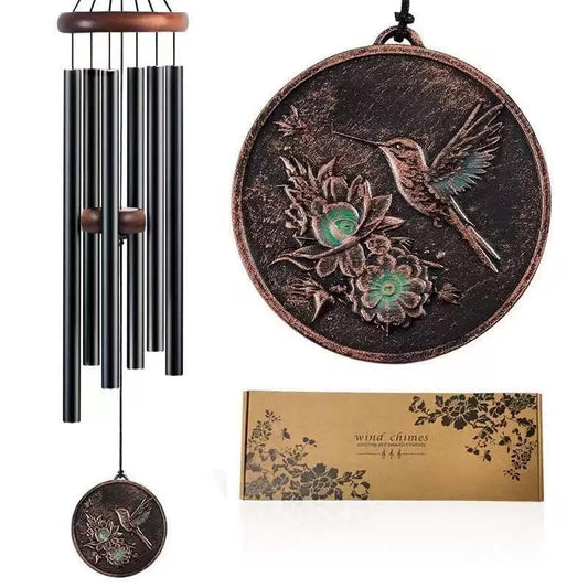 Wind Chimes for Outside, Life Deep Tone Wind Chime Outdoor, Mother's Day Christmas Birthday Housewarming Gifts for Mom Grandma, Memorial Sympathy Gifts for Loss of Loved One (Bird, 26inch) - color: Bird