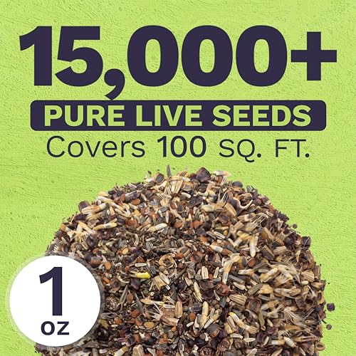 Deer Resistant Wildflower Seed Mixture - Bulk 1 Ounce Packet - Over 15,000 Deer Tolerant Seeds - Open Pollinated and Non GMO - size: 1 Ounce Pouch