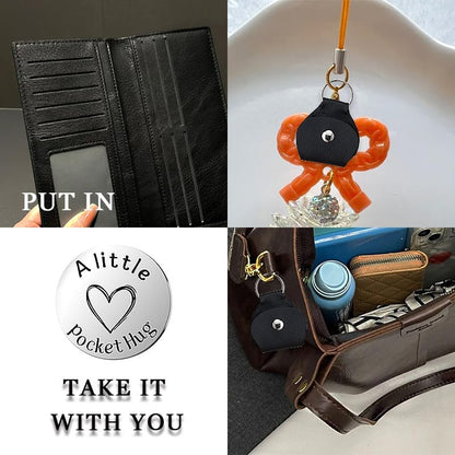 Pocket Hug Token for Women Men Him Birthday Inspirational Gifts for Daughter Friend Long Distance Gifts for Wife Mom - color: Fuck This Shit
