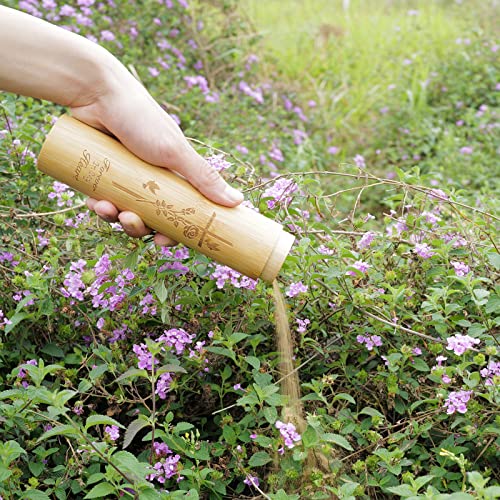2 Pack Small Biodegradable Bamboo Scattering Tubes Urn for Human Ash - color: Pigeon-rose, size: Small (Set of 2)