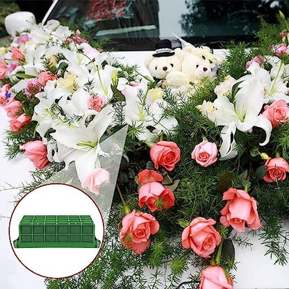 Takytao Floral Foam Cage 6 Pack, Dry Flower Cage Holders, Green Foam Cage - size: 6 pcs