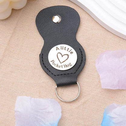 Pocket Hug Token for Women Men Him Birthday Inspirational Gifts for Daughter Friend Long Distance Gifts for Wife Mom - color: Light Remains
