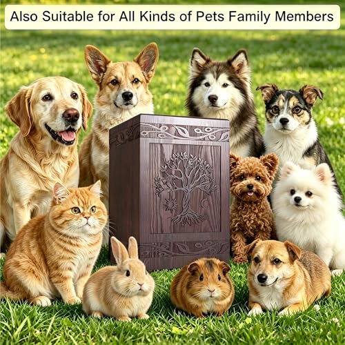 DGDCDV Cremation Urns for Human Ashes Adult Male Female | Wooden Carved Tree of Life Urns Box for Men Women Large Up to 220 lbs,Burial Funeral Memorial Urns for Ashes,Pets Cat Dog Urn - size: Large - Adult Urn