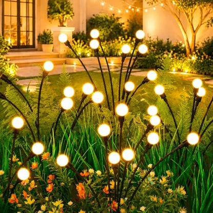 ASMAD Solar Lights Outdoor(4 Pack-32 LEDs),Solar Garden Lights,Fairy Lights - color: 4 Pack-32 LEDs