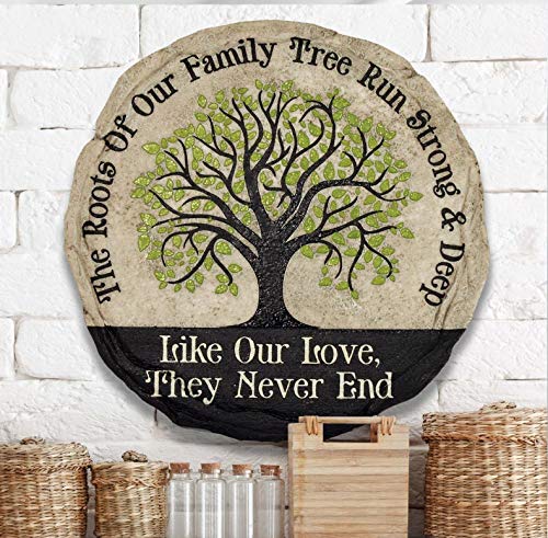 Spoontiques - Garden Décor - Goodbyes Stepping Stone - Decorative Stone for Garden - style: Goodbyes