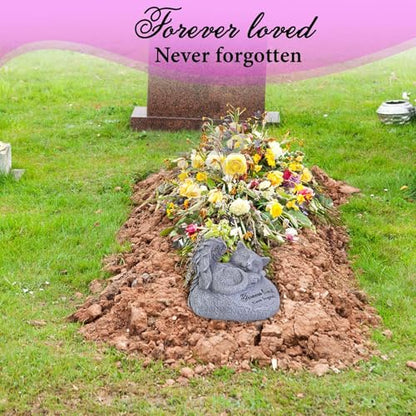 Cat Memorial Gifts for Loss of Cat,Pet Sympathy Gift,is Placed in The Outdoor Garden or Tombstone Loss of Pet Sympathy Gift
