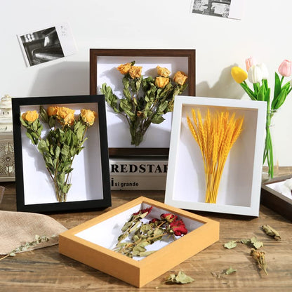 Shadow Box Picture Frame,Frame for Dried Flowers,1.2" Deep Hollow Display Frame,Graduation Cap Shadow Box for Wall and Tabletop Display Bouquet Mementos Medals Photos Memory Box (12x16“)