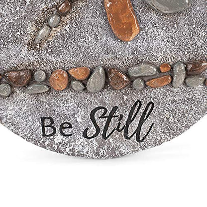 Roman Giftware Inc., Garden Collection, 11.75" D Dragonfly Stepping,Religious, Inspirational, Durable (11x11x1)