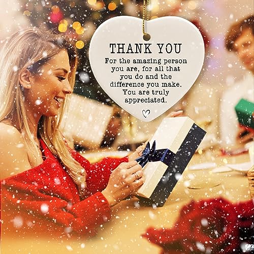 Jocidea Thank You Keepsake - Ceramic Heart Keepsake - Thank You Gift & Appreciation Present - color: You Are Truly Appreciated