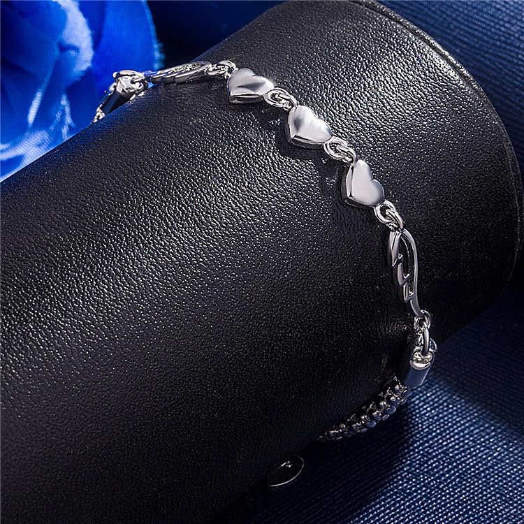 Hug from Heaven Morse Code Bracelet - Until We Meet Again, Black Hematite Beads for Men and Women - color: B