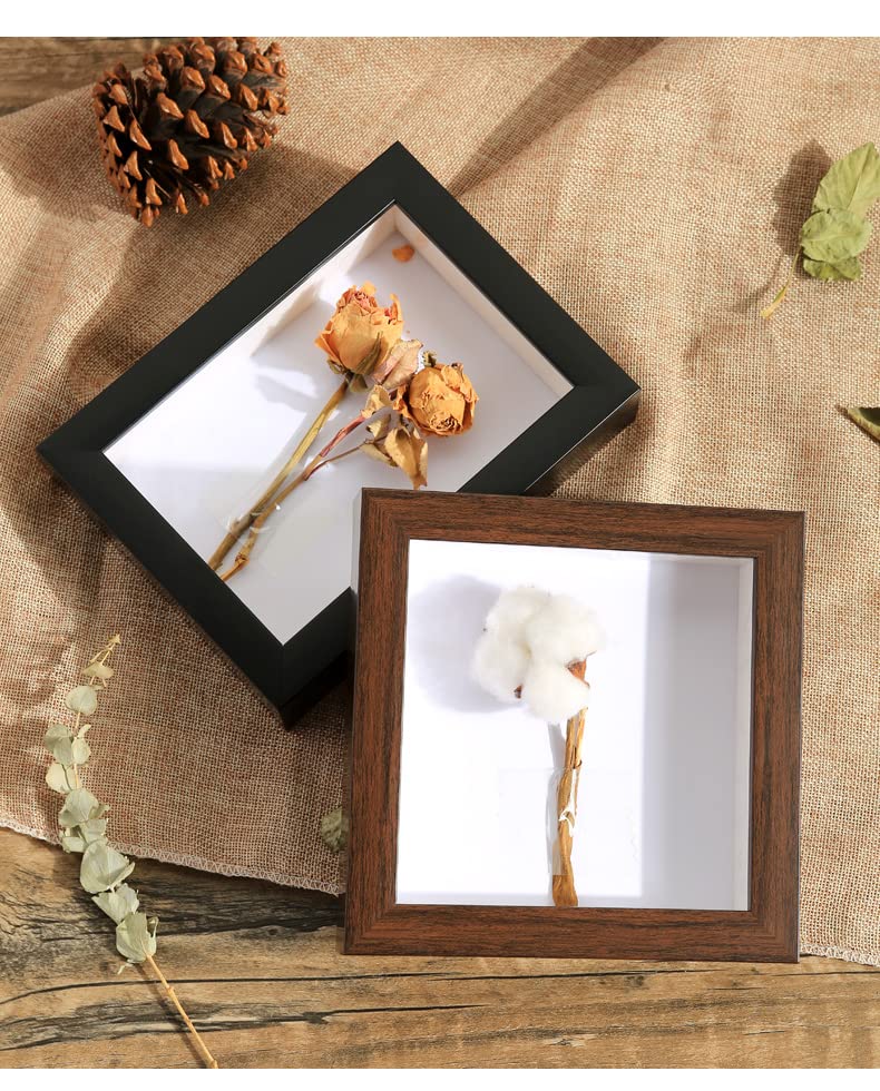 Shadow Box Picture Frame,Frame for Dried Flowers,1.2" Deep Hollow Display Frame,Graduation Cap Shadow Box for Wall and Tabletop Display Bouquet Mementos Medals Photos Memory Box (12x16“)