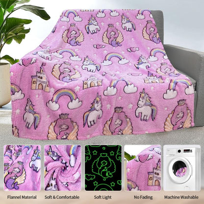 COMFAR Mermaid Blanket for Girls 4-6, Gifts Girls, Kids Blankets Toddler Kids, Personalized Baby Cute Teen Girls,Birthday 50inx 60in - color: Mermaid, size: 50"x 60"