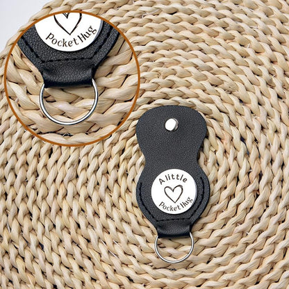 Pocket Hug Token for Women Men Him Birthday Inspirational Gifts for Daughter Friend Long Distance Gifts for Wife Mom - color: Dad Little Girl