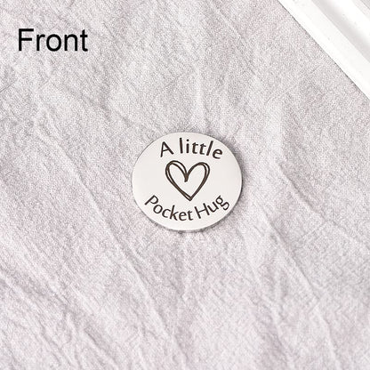 Memorial Gifts for Loss of Grandma Sympathy Remembrance Gift Grandmother | Loss of Grandmother Pocket Hug Token Keychain Coin Bereavement Condolence Gifts for Women Men Boys Girls with PU Key Chain - color: Grandma