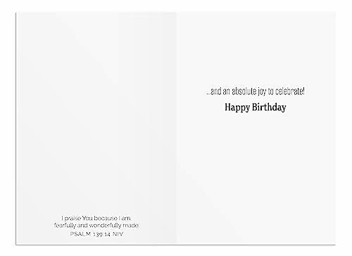 DaySpring - Birthday Balloons - 4 Balloon Designs Assortment with Scripture - 12 Happy Birthday Boxed Cards & Envelopes (U0057)